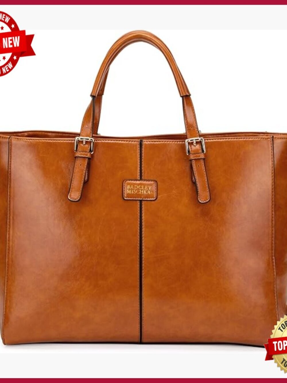 Vegan Leather Weekender Duffel Travel Bag with Trolley Sleeve